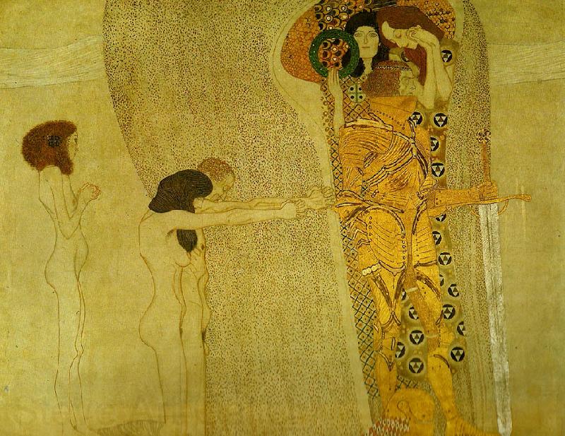 Gustav Klimt beethovenfrisen France oil painting art